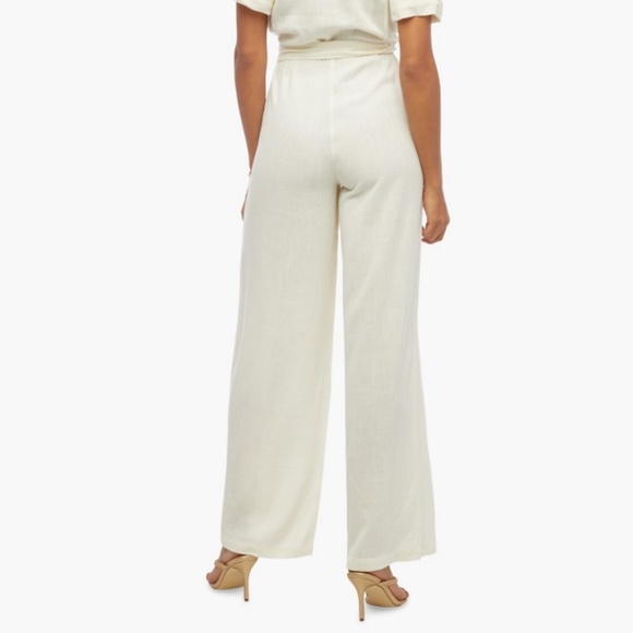 JustFab Off Shoulder Jumpsuit In Cream - Picture 10 of 11